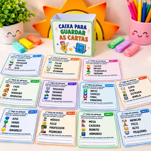 Caça ao Intruso –  Alfabetização Do 1º ao 3º Ano — capa do material