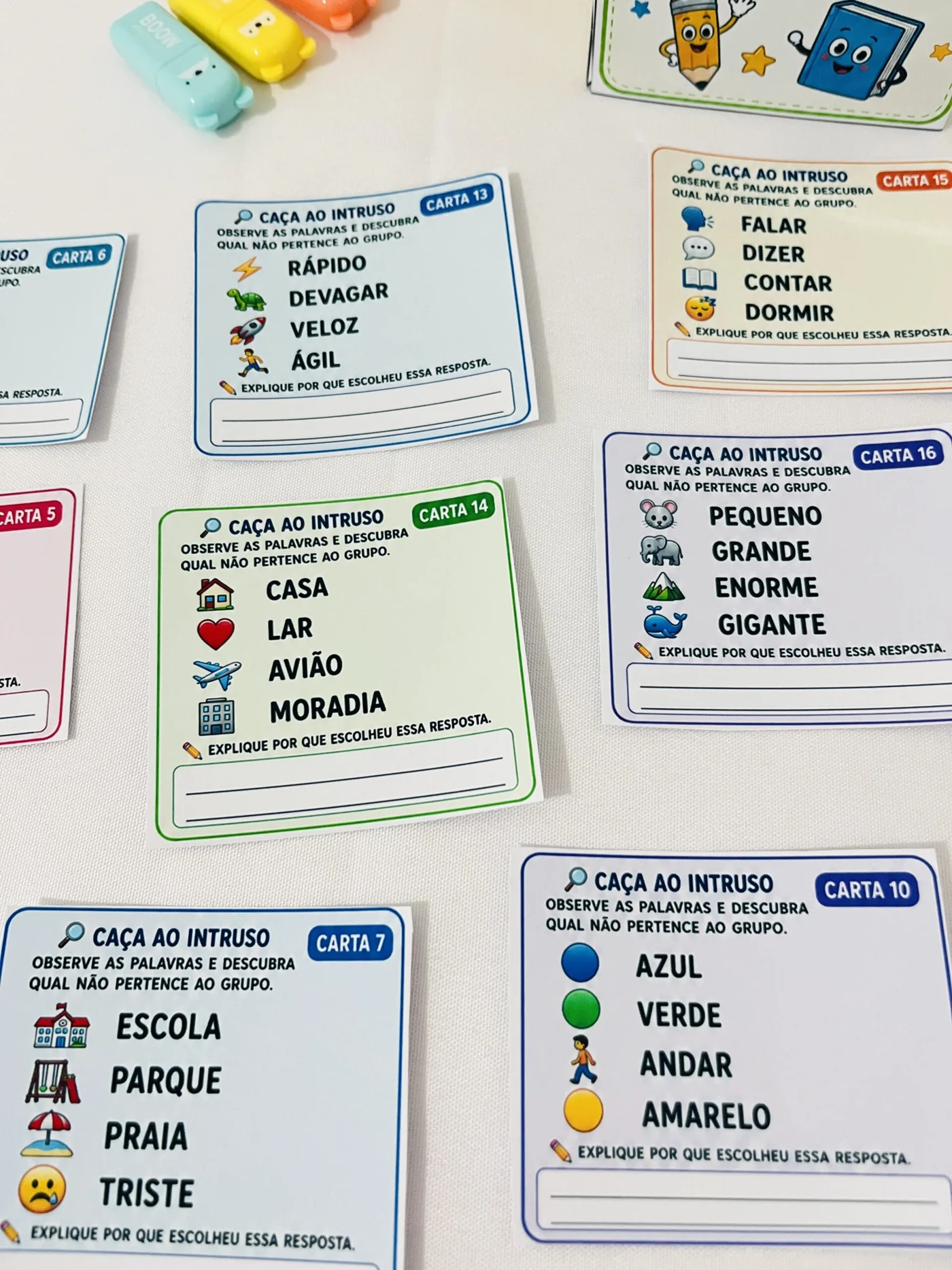Caça ao Intruso – Atividade de Português para o 2º ao 5º Ano | PDF para Imprimir — amostra 2: Caça ao Intruso – Atividade…