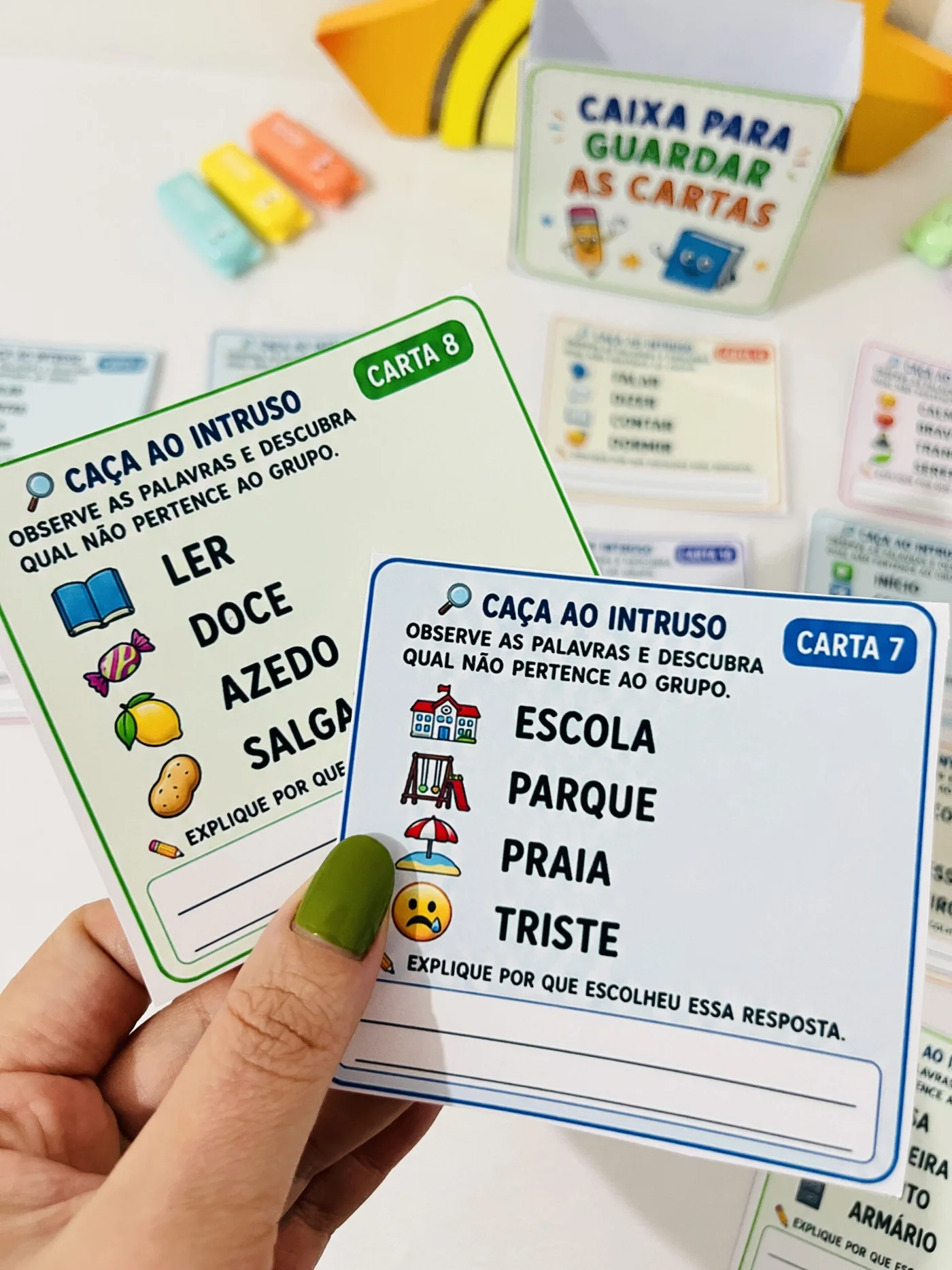 Caça ao Intruso – Atividade de Português para o 2º ao 5º Ano | PDF para Imprimir — Jogos pedagógicos para 5º ano: Caça ao…