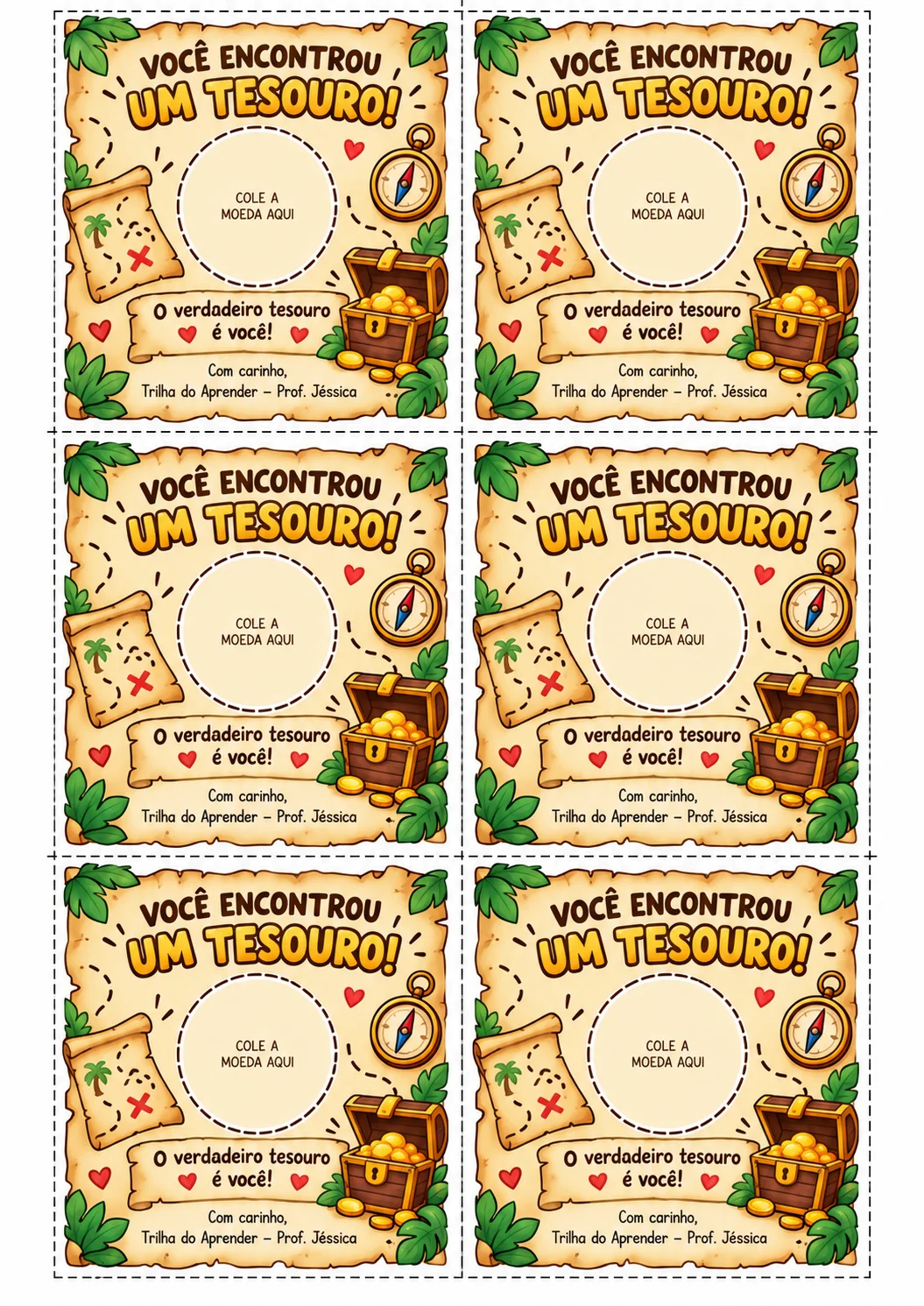 Caça ao Tesouro da Infância – Dia das Crianças — amostra 5: Uma aventura divertida e interativa para o Dia das Crianças