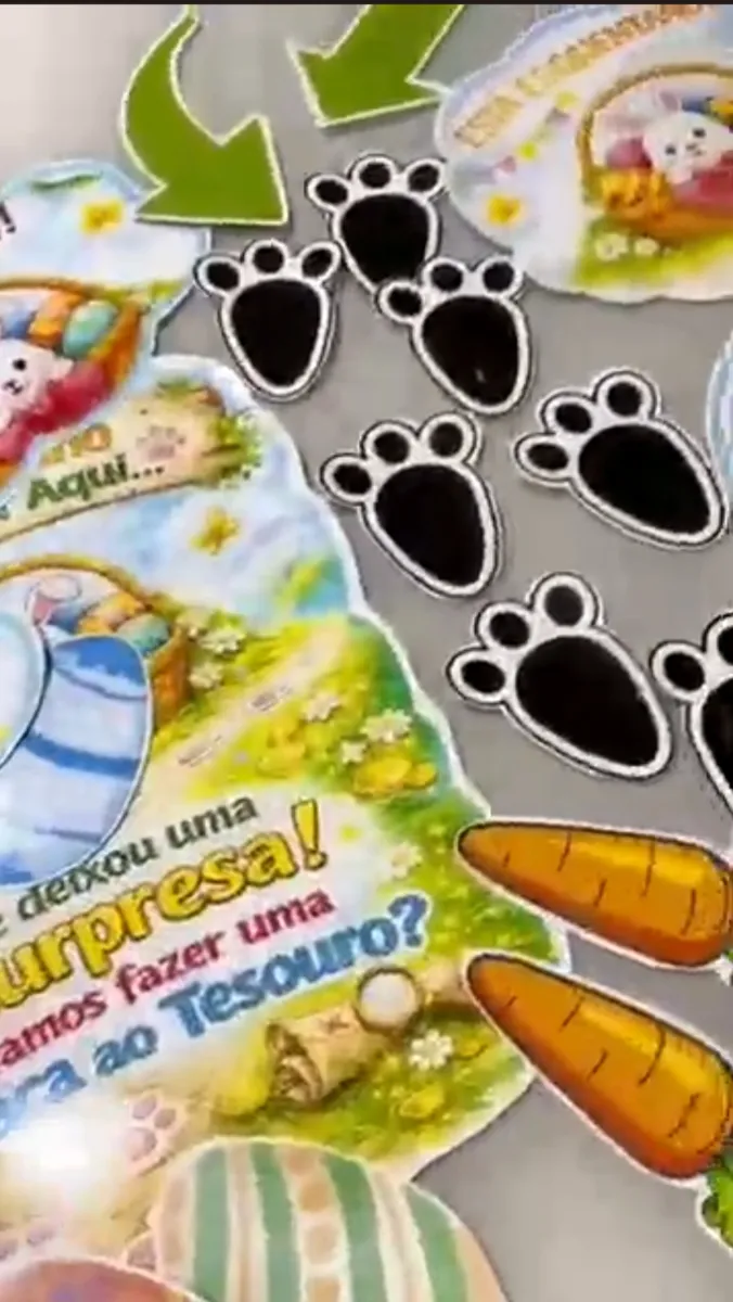 Caça ao Tesouro de Páscoa - Educação Infantil — amostra 4: Transforme a Páscoa em um momento mágico, divertido e…