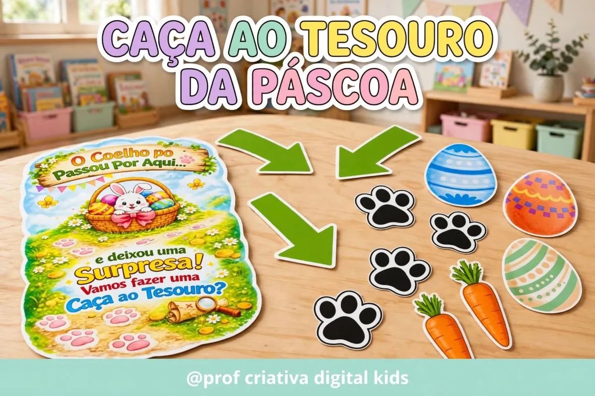 Caça ao Tesouro de Páscoa - Educação Infantil — Datas comemorativas para Educação Infantil: Transforme a Páscoa em um…