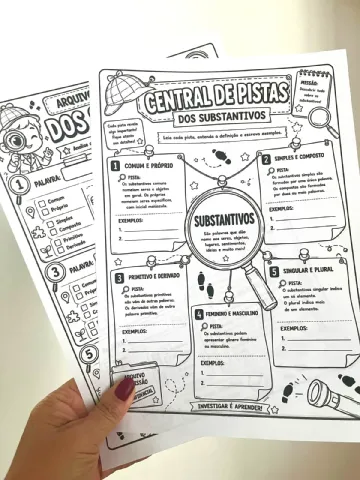 Caça ao Tesouro - Substantivos: Português 2° ano — amostra 1: 👉Transforme a aula de gramática em uma verdadeira caça ao…