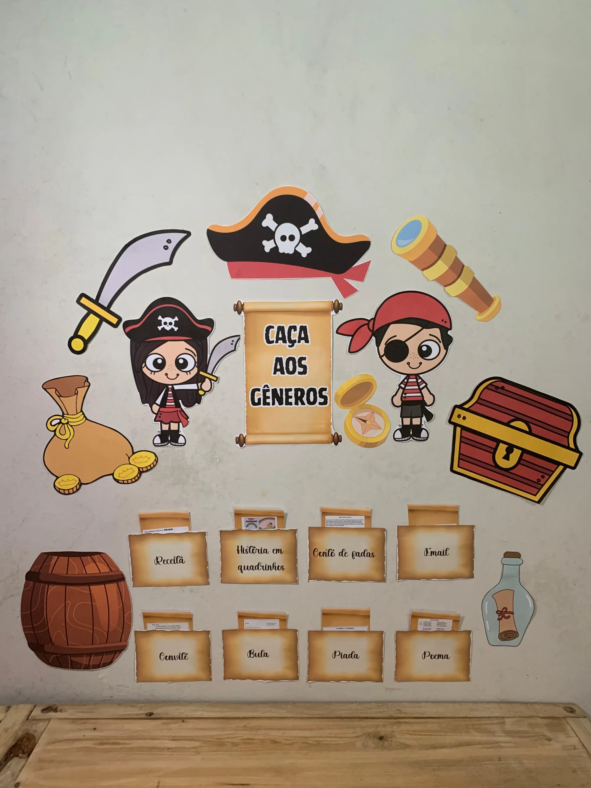 CAÇA AOS GÊNEROS TEXTUAIS – ALFABETIZAÇÃO ANOS INICIAIS 🔎✨ — capa do material