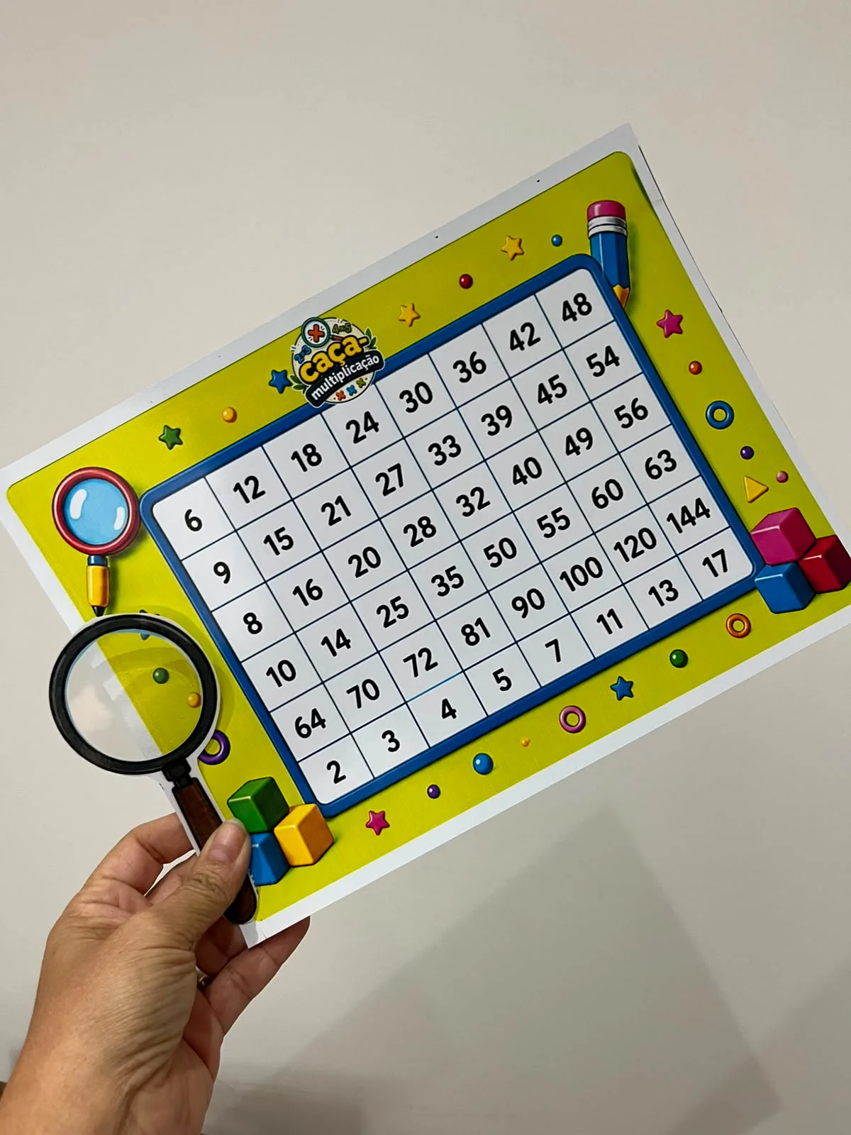 CAÇA DA MULTIPLICAÇÃO 2° ao 5 °Ano matemática — amostra 1: Sobre o CAÇA DA MULTIPLICAÇÃO 2° ao 5 °Ano matemática