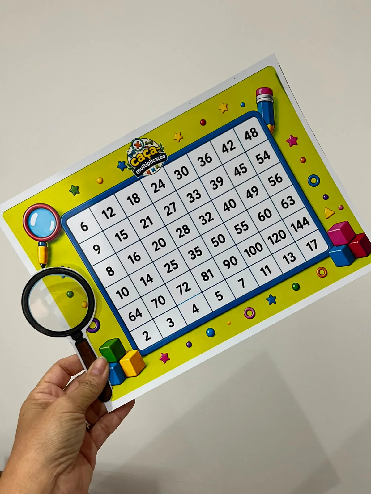Caça da multiplicação – Material Pedagógico — Matemática para Todas as séries: CAÇA DA MULTIPLICAÇÃO