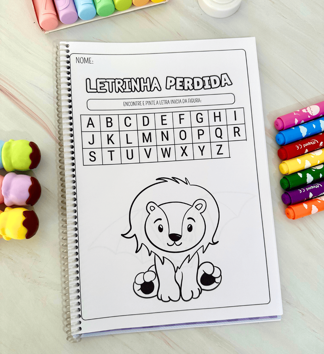 Caça-letras para alfabetização: Letrinha Perdida em PDF — amostra 4: Para quem é indicado e quais são os objetivos