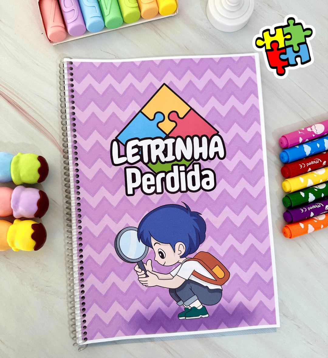 Caça-letras para alfabetização: Letrinha Perdida em PDF — Alfabetização para Todas as séries: PDF com 26 páginas de…