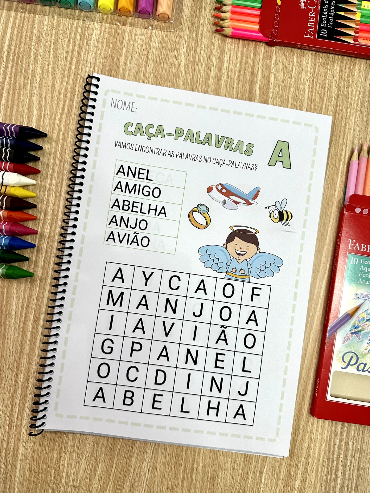 CAÇA-PALAVRAS — 26 ATIVIDADES PARA ALFABETIZAÇÃO! — amostra 3: 🔎 CAÇA-PALAVRAS — 26 ATIVIDADES PARA ALFABETIZAÇÃO