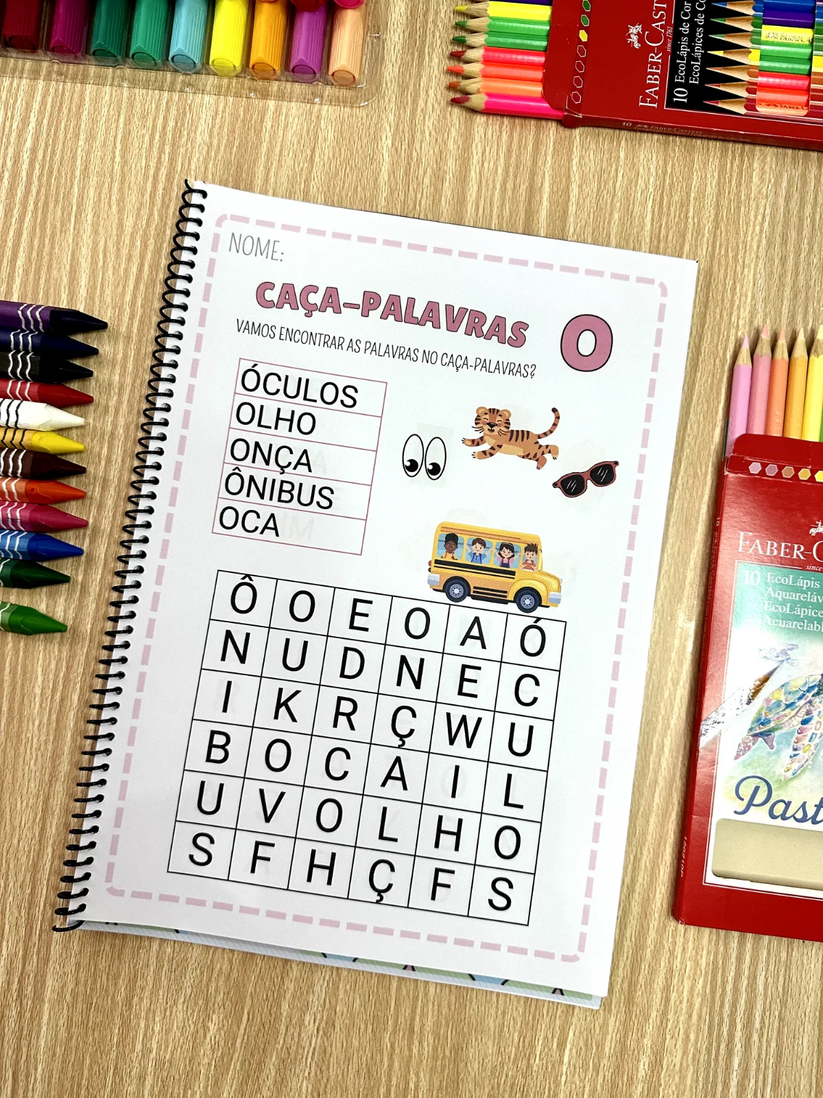 CAÇA-PALAVRAS — 26 ATIVIDADES PARA ALFABETIZAÇÃO! — amostra 5: 🔎 CAÇA-PALAVRAS — 26 ATIVIDADES PARA ALFABETIZAÇÃO