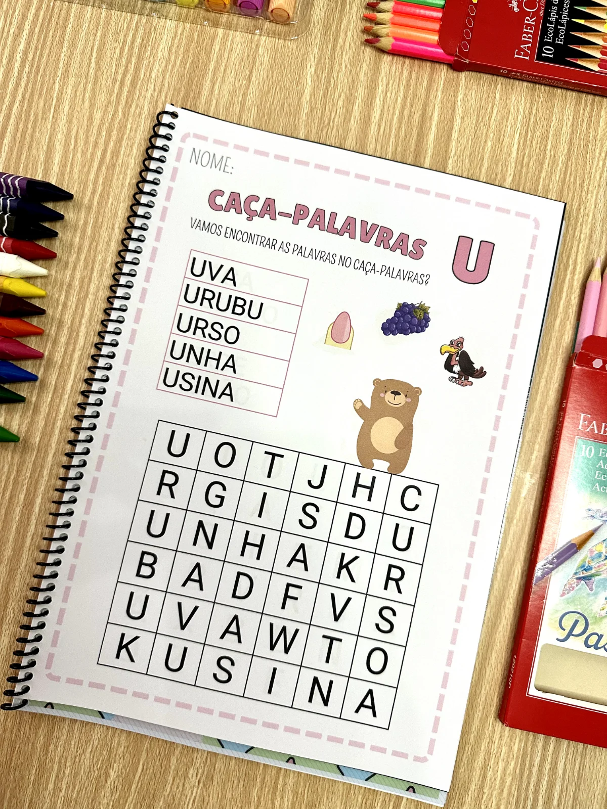 CAÇA-PALAVRAS — 26 ATIVIDADES PARA ALFABETIZAÇÃO! — amostra 6: 🔎 CAÇA-PALAVRAS — 26 ATIVIDADES PARA ALFABETIZAÇÃO