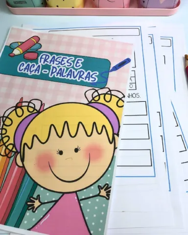 CAÇA PALAVRAS E FRASES – Material Pedagógico — amostra 6: Atividades interativas de caça palavras onde as crianças…