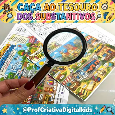 Caça Tesouro dos Substantivos: Português: Séries Iniciais — capa do material