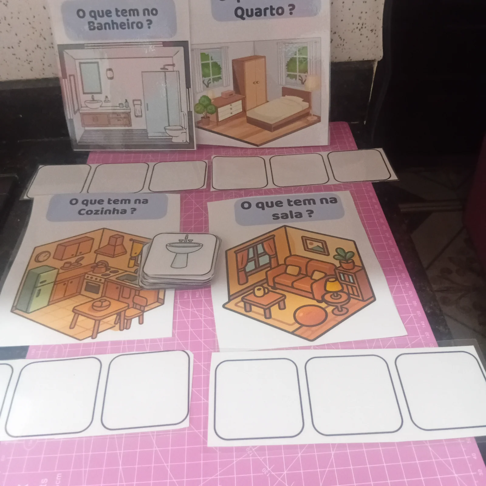 Cada coisa no seu lugar | jogo de associa — amostra 2: Jogo de associação que ajuda a criança a identificar os objetos… Cada coisa no seu lugar | jogo de associa — amostra 2: Jogo de associação que ajuda a criança a identificar os objetos…