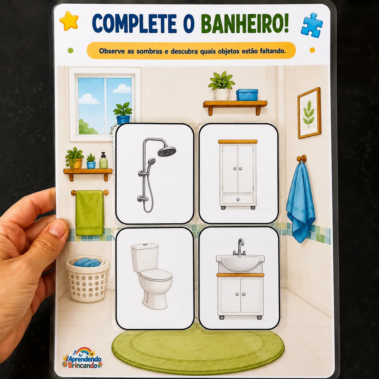 CADA COISA NO SEU LUGAR — VERSÃO PAREAMENTO — amostra 2: Recurso pedagógico de pareamento que convida a criança a observar,… CADA COISA NO SEU LUGAR — VERSÃO PAREAMENTO — amostra 2: Recurso pedagógico de pareamento que convida a criança a observar,…