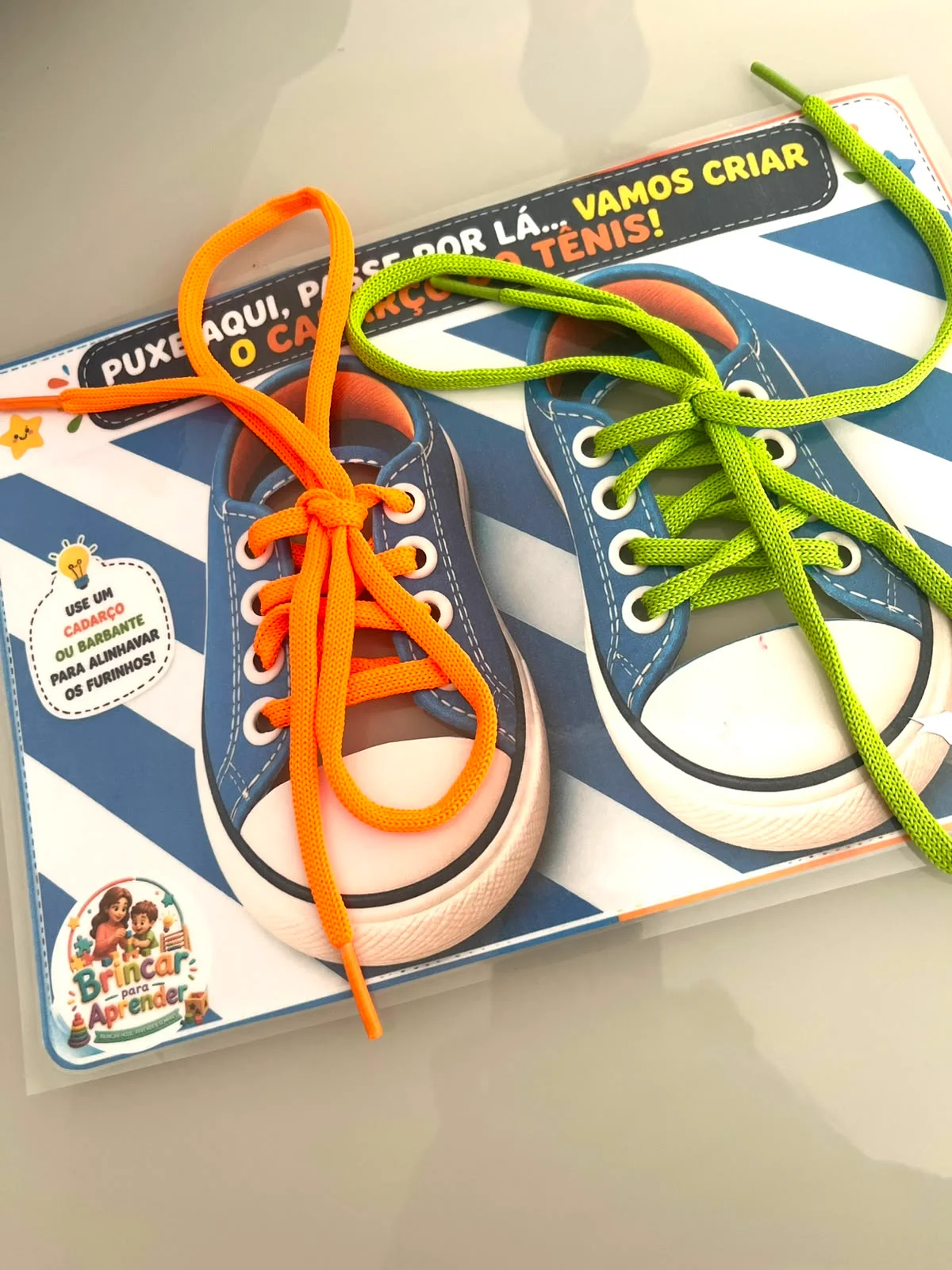 Cadarço tenis – PDF para Imprimir | Educação Infantil — amostra 3: Para quem é indicado