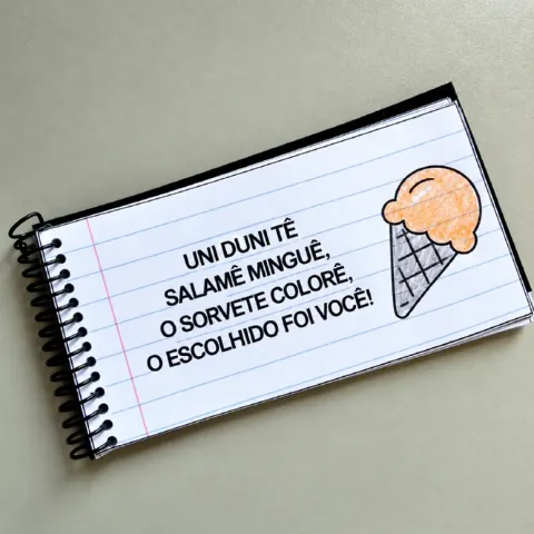 Caderninho de Leitura com Parlendas para Alfabetização — amostra 4: Caderninho com parlendas e cantigas populares para ler…