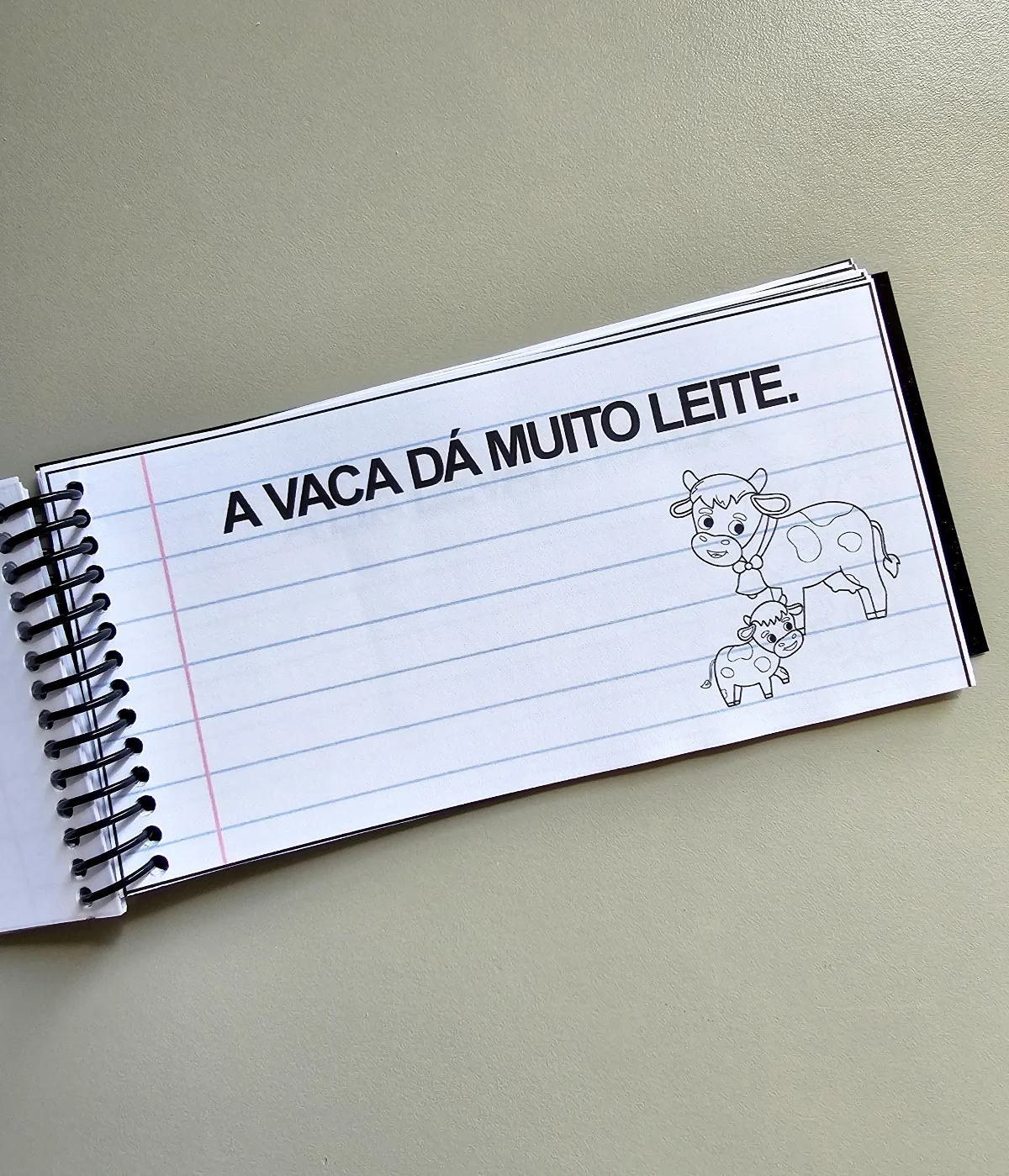 Caderninho de Leitura de FRASES - Para Ler e Colorir — amostra 1: Deixe a alfabetização mais divertida e significativa