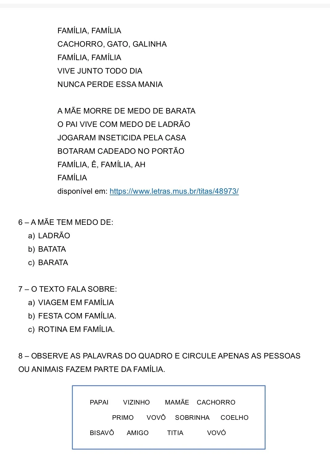 CADERNO 2 PARA RECOMPOSIÇÃO DE PORTUGUÊS - ATIVIDADES ADAPTADAS — amostra 5: Como utilizar o caderno na recomposição das…