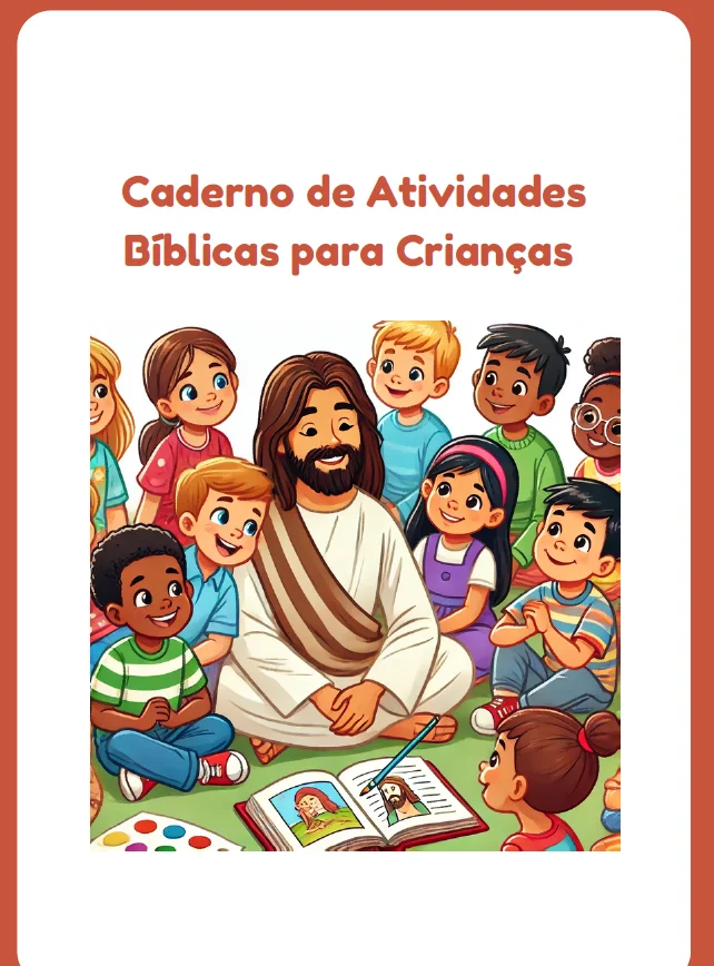 CADERNO ATIVIDADES BIBLICAS - EDUCAÇÃO INFANTIL E FUNDAMENTAL — Alfabetização para Educação Infantil: CADERNO ATIVIDADES…