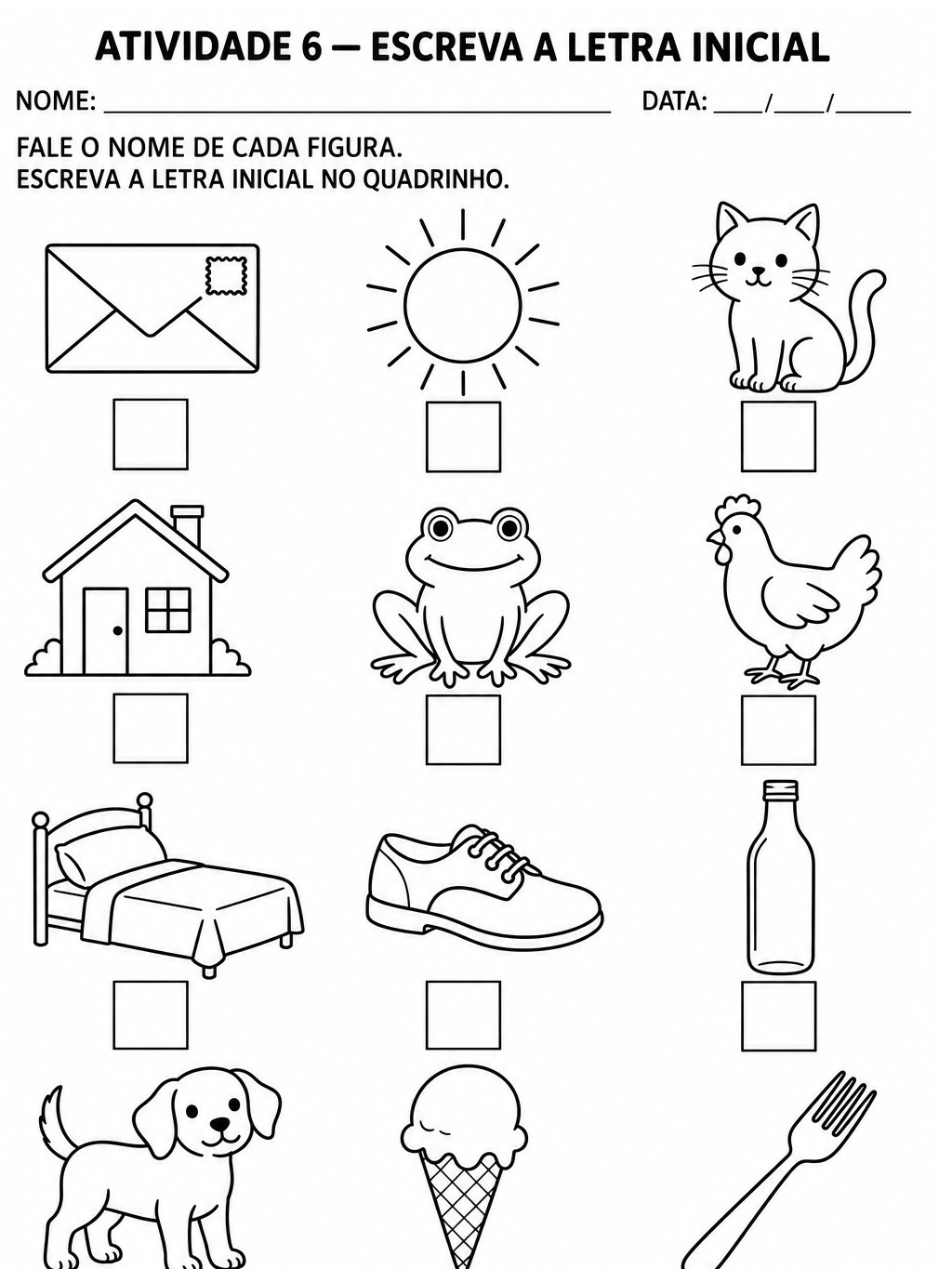 Caderno de Alfabetização 1º Ano: 30 Atividades em PDF — amostra 4: 30 atividades de alfabetização com vogais, letras…