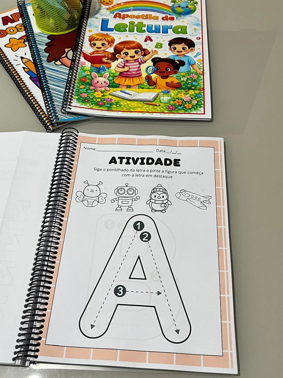 CADERNO DE ALFABETIZAÇÃO PARA EDUCAÇÃO INFANTIL 🌟 — amostra 3: Esse caderno de atividades foi criado especialmente para…