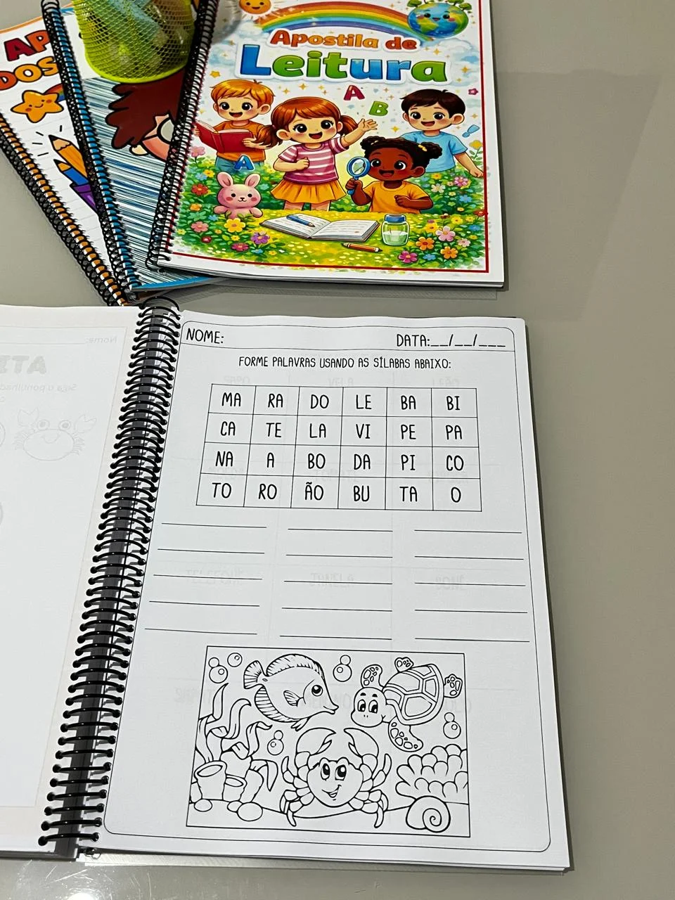CADERNO DE ALFABETIZAÇÃO PARA EDUCAÇÃO INFANTIL 🌟 — amostra 4: Esse caderno de atividades foi criado especialmente para…