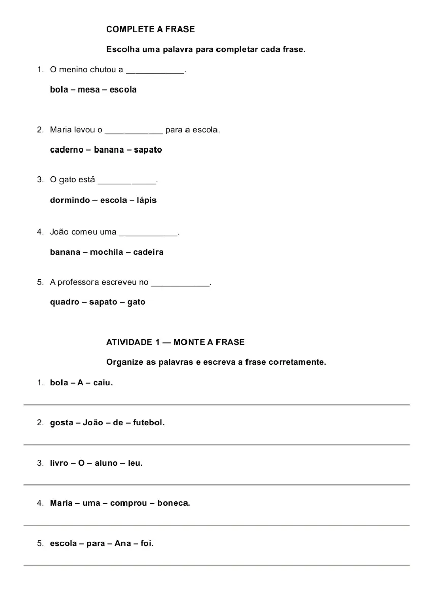CADERNO DE ATIVIDADADES PARA LEITURA E ESCRITA — amostra 4: PARA QUEM ESTE MATERIAL FOI DESENVOLVIDO?