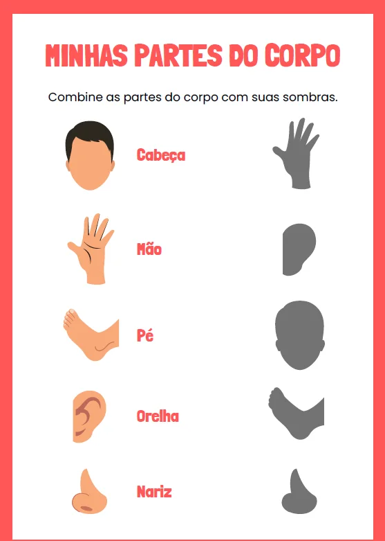 🧍‍♀️🌱 CADERNO DE ATIVIDADES ALFABETIZAÇÃO INICIAL — amostra 2: Aprender sobre o corpo humano e o mundo ao nosso redor…