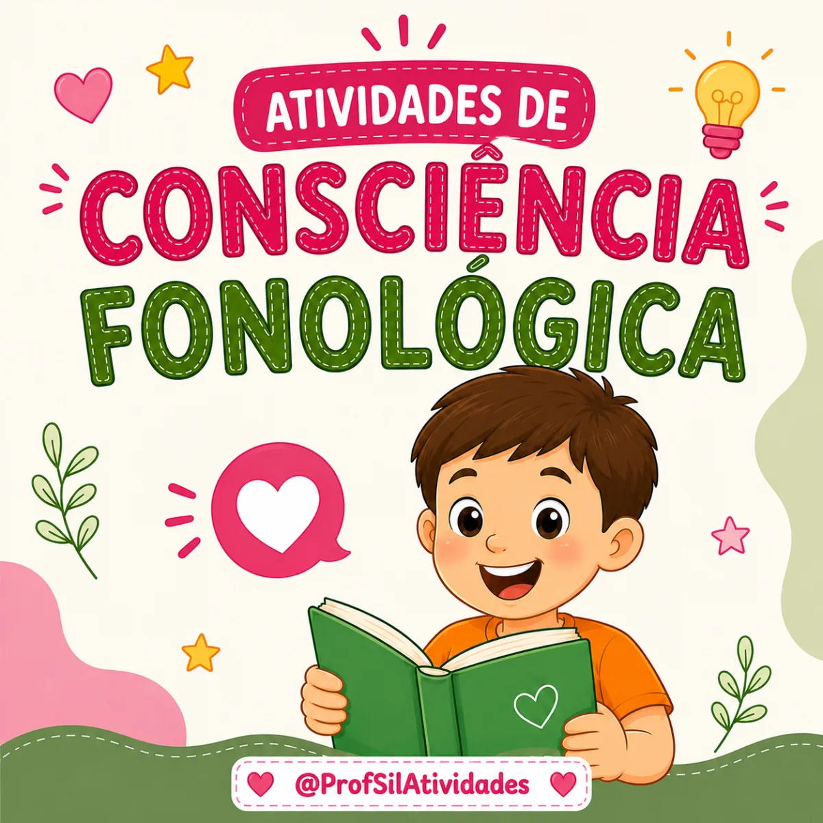 Caderno de Atividades Consciência Fonológica — capa do material