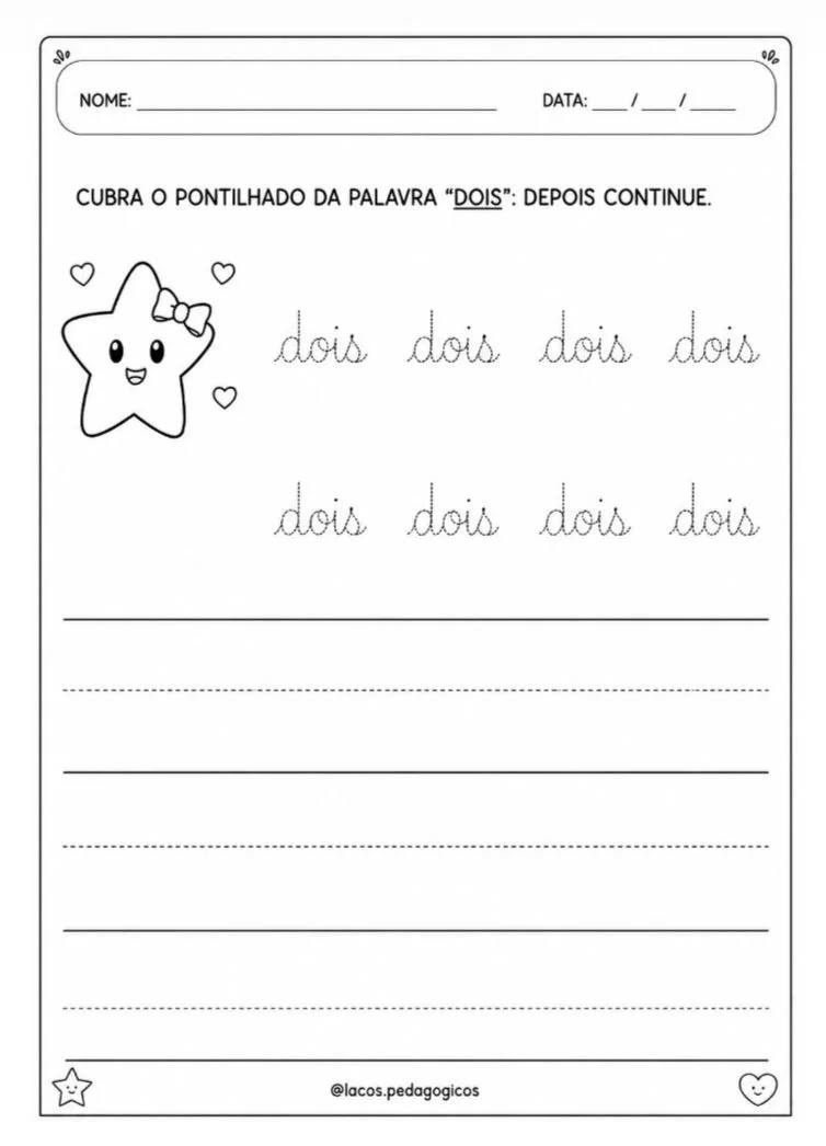 Caderno de Atividades de Matemática — amostra 4: Transforme a aprendizagem dos números em um momento leve, lúdico e…