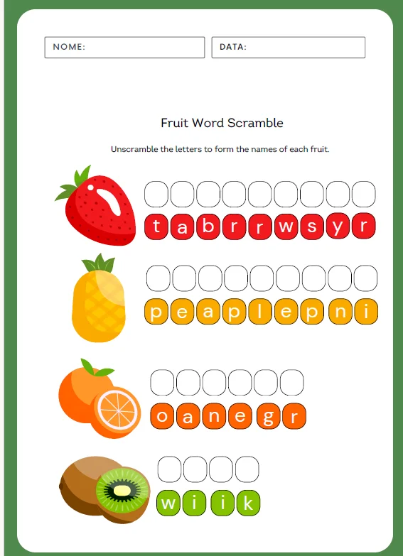 CADERNO DE ATIVIDADES EM INGLÊS – APRENDER DE FORMA LÚDICA — amostra 5: Que tal tornar as aulas de inglês mais atrativas…