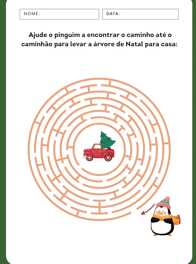 🎄 CADERNO DE ATIVIDADES NATALINAS - ATIVIDADES LÚDICAS — amostra 2: Deixe o clima de Natal entrar também na aprendizagem