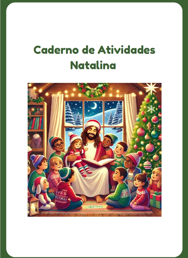 🎄 CADERNO DE ATIVIDADES NATALINAS - ATIVIDADES LÚDICAS — capa do material