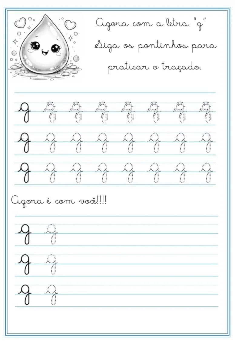 Caderno de Caligrafia Volume 1 — amostra 3: Aprender a escrever pode ser divertido, mágico e cheio de encanto