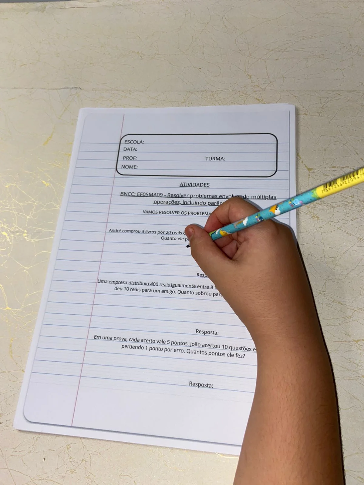 Caderno de Expressões Numéricas – Matemática 5º Ano — amostra 7: Esta apostila de 20 páginas oferece uma coleção completa…