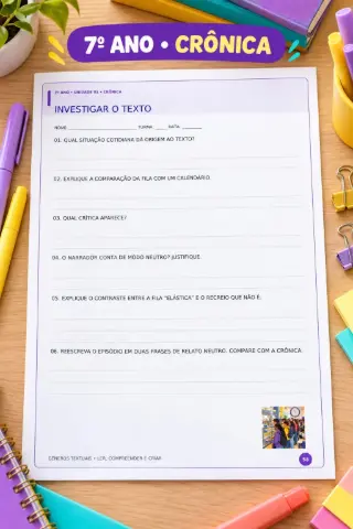 Caderno de Gêneros Textuais do 4º ao 9º Ano — amostra 2: Apostila com 121 páginas para estudar características, exemplos,…
