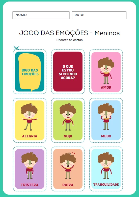 💚 CADERNO DE HABILIDADES SOCIAIS E EMOCIONAIS — amostra 7: Ensinar uma criança a reconhecer, nomear e falar sobre aquilo… 💚 CADERNO DE HABILIDADES SOCIAIS E EMOCIONAIS — amostra 7: Ensinar uma criança a reconhecer, nomear e falar sobre aquilo…