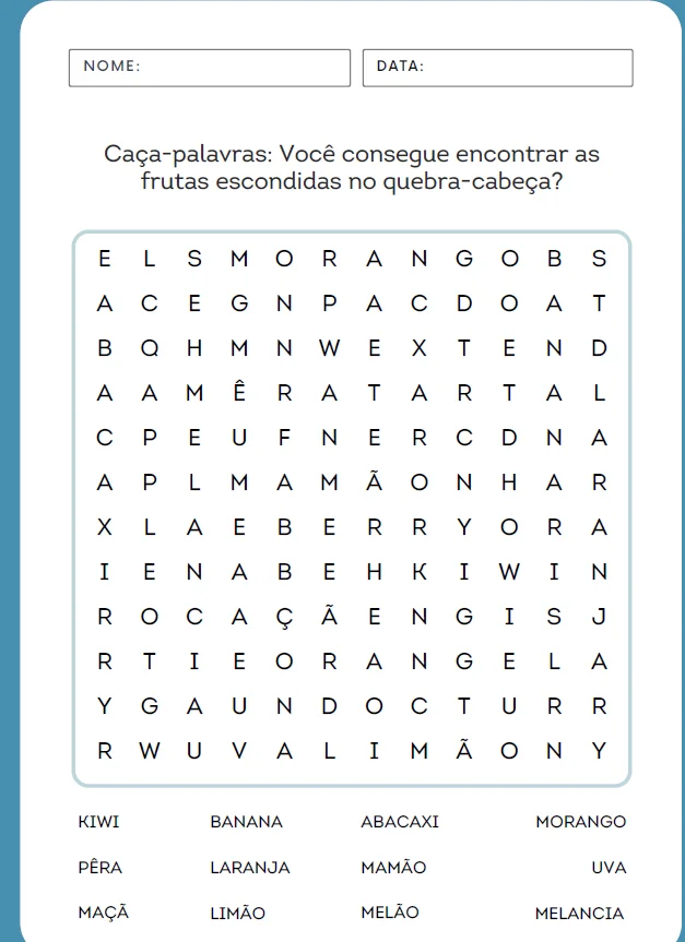 🎲 CADERNO DE JOGOS INFANTIS – ESTIMULANDO A MENTE BRINCANDO — amostra 2: O Caderno de Jogos Infantis reúne propostas…