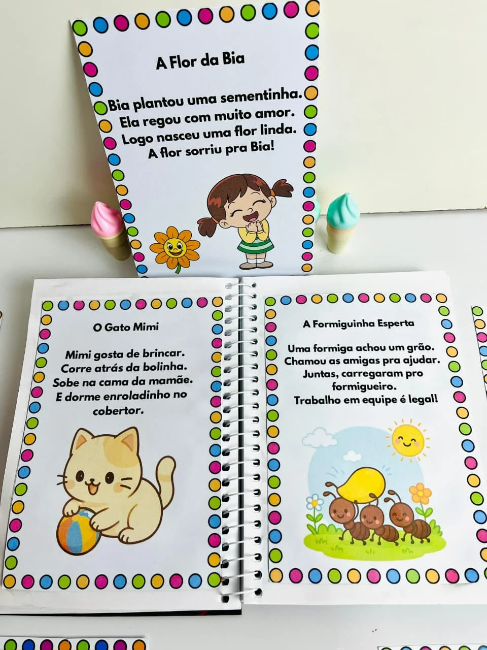 Caderno de Leitura – Material Pedagógico — amostra 2: Formato e entrega