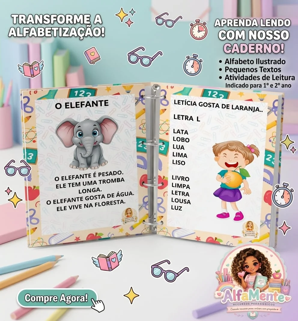 Caderno de leitura – PDF para Imprimir | Alfabetização — amostra 2: Sobre o Caderno de leitura Caderno de leitura – PDF para Imprimir | Alfabetização — amostra 2: Sobre o Caderno de leitura
