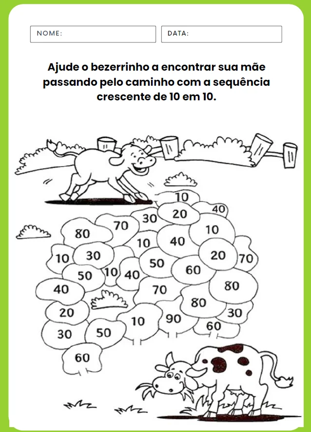🧮 CADERNO DE MATEMÁTICA E RACIOCÍNIO LÓGICO — amostra 3: Que tal trabalhar matemática de forma mais visual, divertida e…