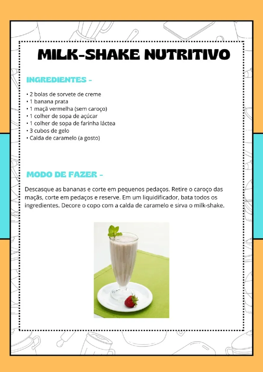 🧑🏻‍🍳 CADERNO DE RECEITAS 🥗 – PDF para Imprimir — Alfabetização para Educação Infantil: Sua aula nunca mais será a mesma…