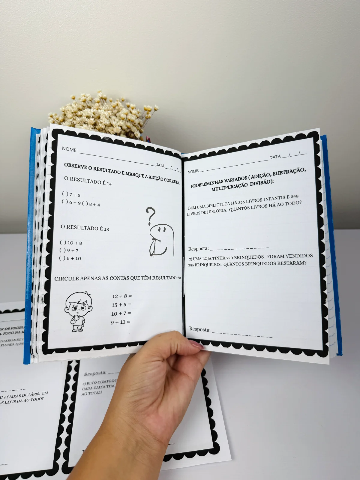 Caderno de Reforço – Matemática — amostra 4: Um material completo e pensado para facilitar o aprendizado das crianças de…