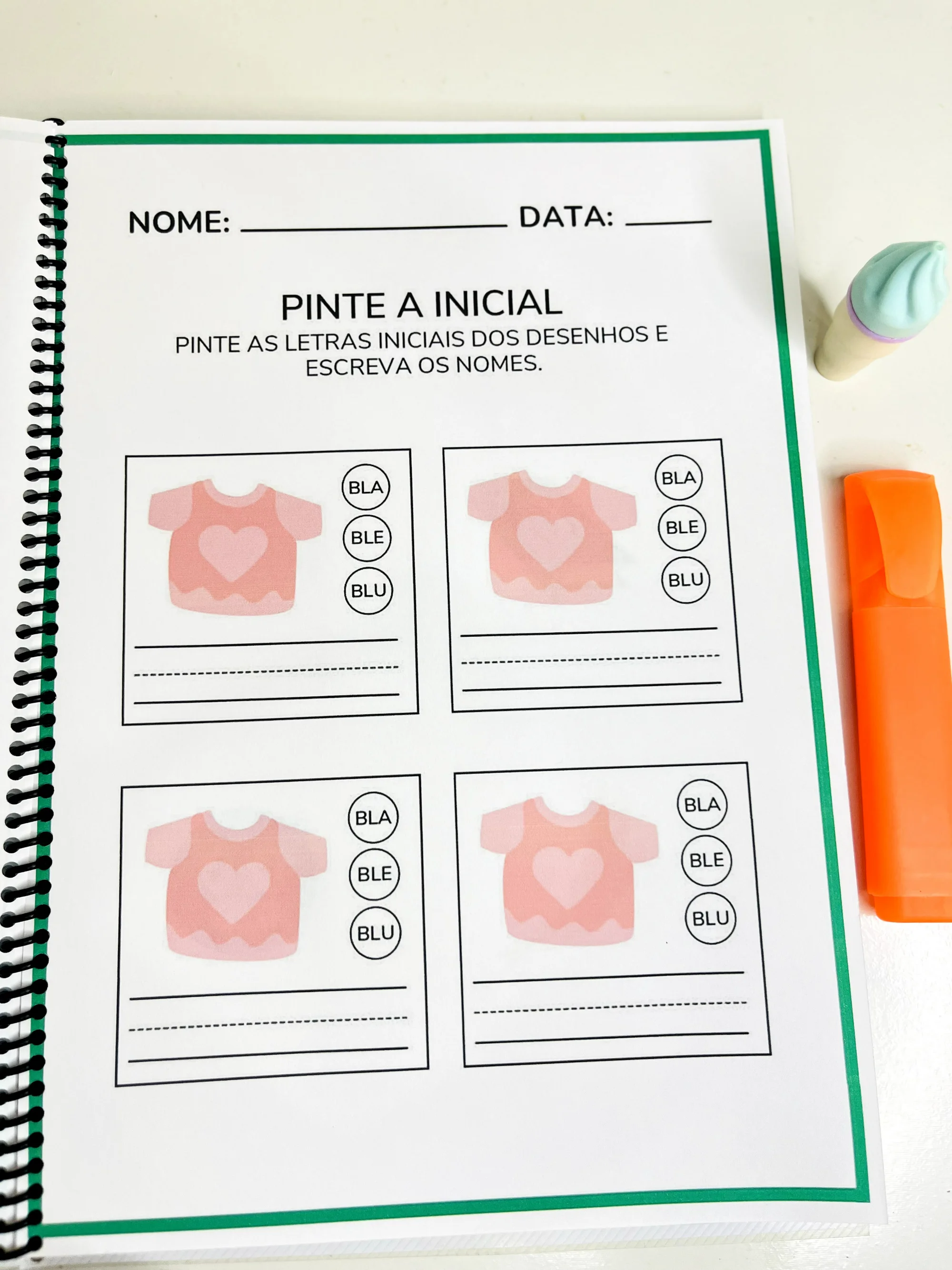 Caderno de Sílabas Complexas para Alfabetização — amostra 4: Caderno de sílabas complexas para apoiar a alfabetização e a…