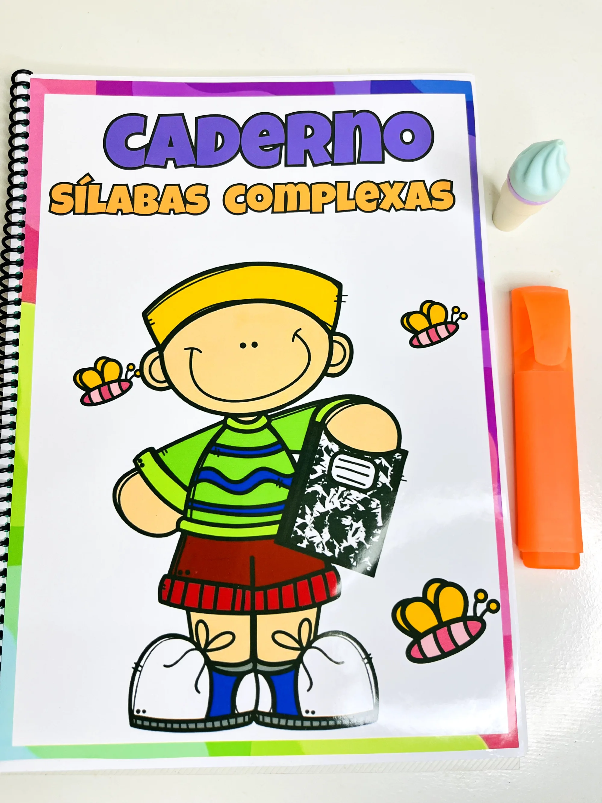 Caderno de Sílabas Complexas para Alfabetização (arquivo pdf-imprimir) — Alfabetização para 1º ano: Caderno de Sílabas…