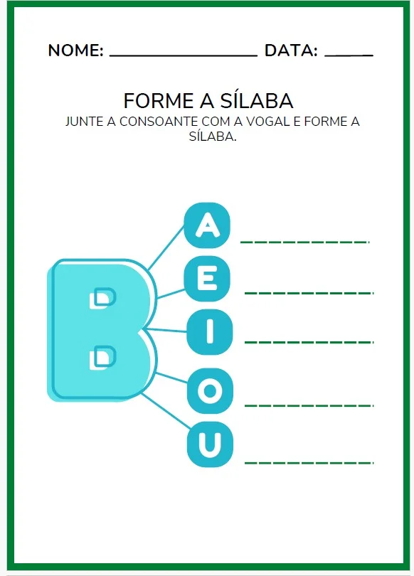 CADERNO DE SÍLABAS SIMPLES - ALFABETIZAÇÃO — amostra 1: CADERNO DE SÍLABAS SIMPLES Um PDF com atividades variadas para… CADERNO DE SÍLABAS SIMPLES - ALFABETIZAÇÃO — amostra 1: CADERNO DE SÍLABAS SIMPLES Um PDF com atividades variadas para…
