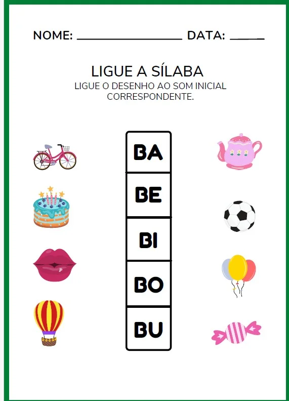 CADERNO DE SÍLABAS SIMPLES - ALFABETIZAÇÃO — amostra 5: CADERNO DE SÍLABAS SIMPLES Um PDF com atividades variadas para… CADERNO DE SÍLABAS SIMPLES - ALFABETIZAÇÃO — amostra 5: CADERNO DE SÍLABAS SIMPLES Um PDF com atividades variadas para…