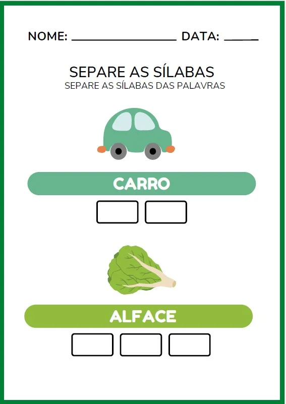 CADERNO DE SÍLABAS SIMPLES - ALFABETIZAÇÃO — amostra 7: CADERNO DE SÍLABAS SIMPLES Um PDF com atividades variadas para… CADERNO DE SÍLABAS SIMPLES - ALFABETIZAÇÃO — amostra 7: CADERNO DE SÍLABAS SIMPLES Um PDF com atividades variadas para…