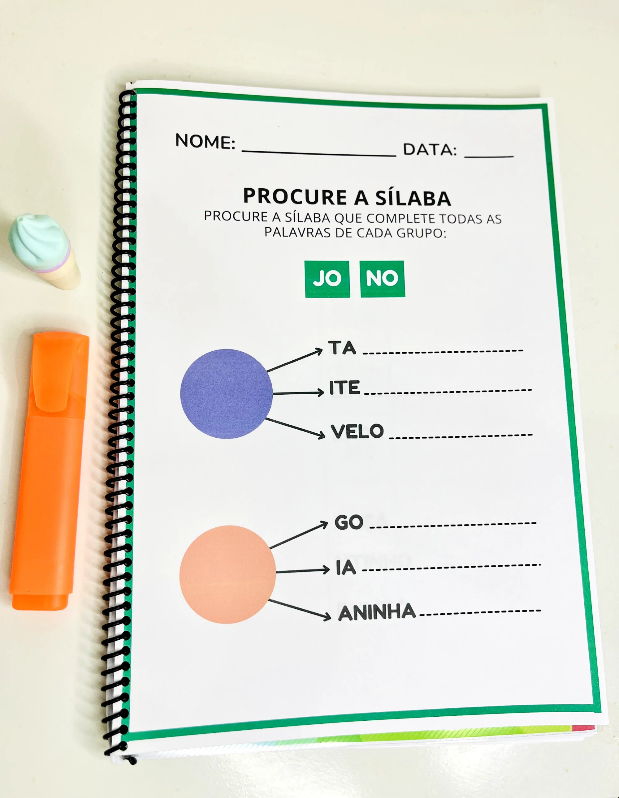 Caderno de Sílabas Simples para Alfabetização — amostra 5: Caderno de Sílabas Simples com 62 páginas para apoiar a… Caderno de Sílabas Simples para Alfabetização — amostra 5: Caderno de Sílabas Simples com 62 páginas para apoiar a…